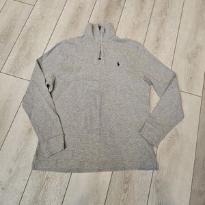 POLO 1/4 zip Pullover Sweater Mens Large